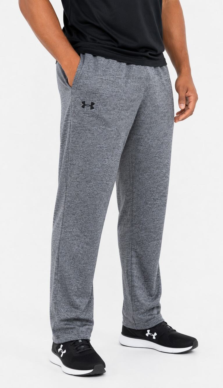 Under Armour Fleece Twist Sweatants Mens Size 2XLT Grey New Tall